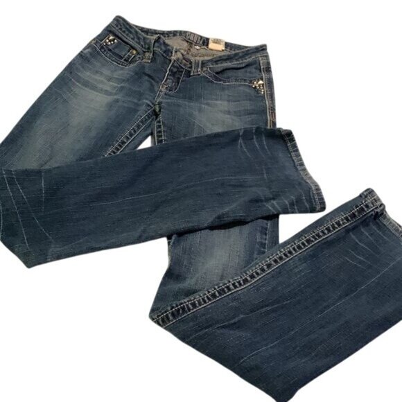 Cruel Denim Womens Embellished Bootcut Jeans Size 7XL - Picture 2 of 10